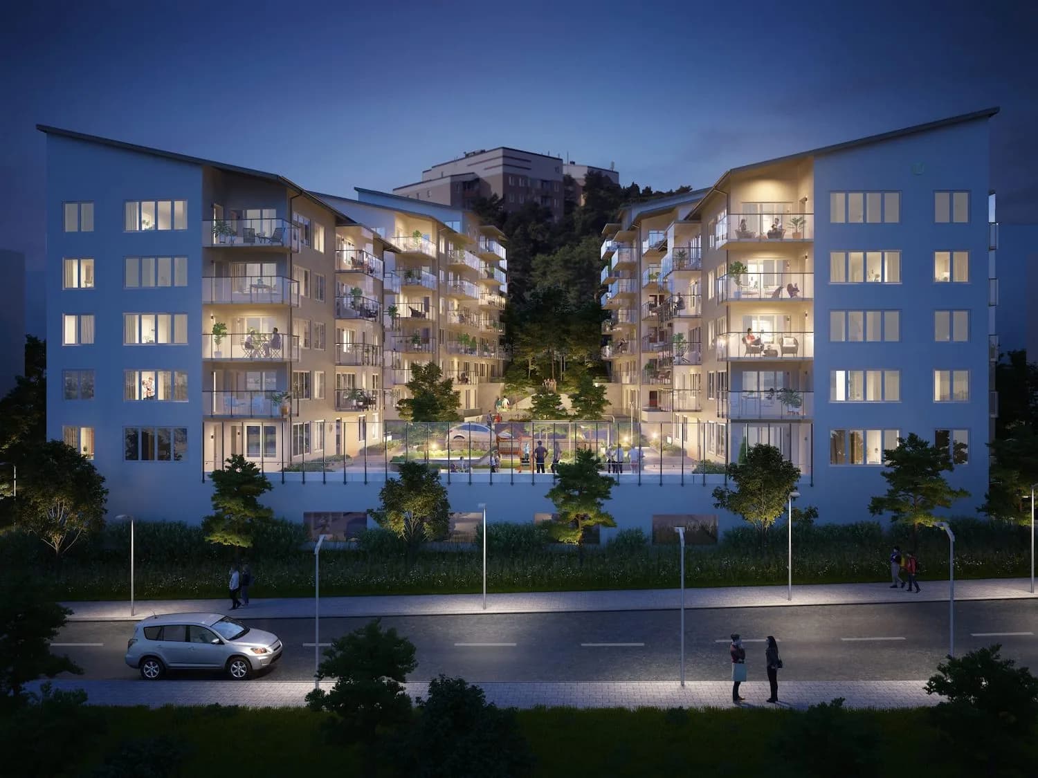 Kungsvyn — bostadsrättsföreningen — Golvavjämning, parkett, plattsättning i Norrtälje